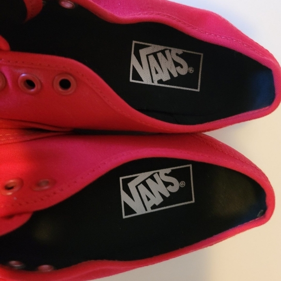 Red Vans - Picture 3 of 4